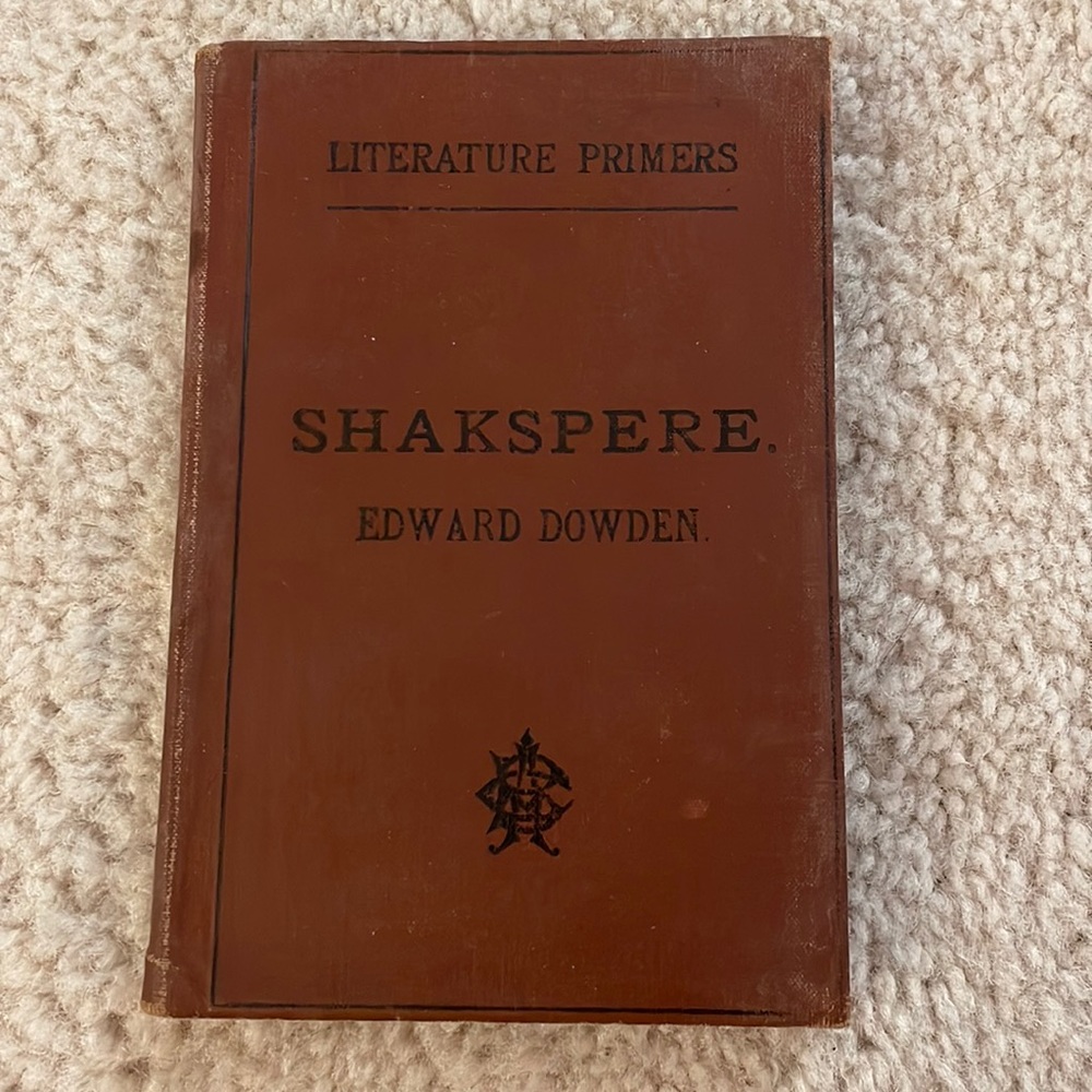 Antique Literature Primers Shakspere (Shakespeare)